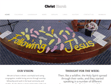 Tablet Screenshot of christchurchnsfb.org